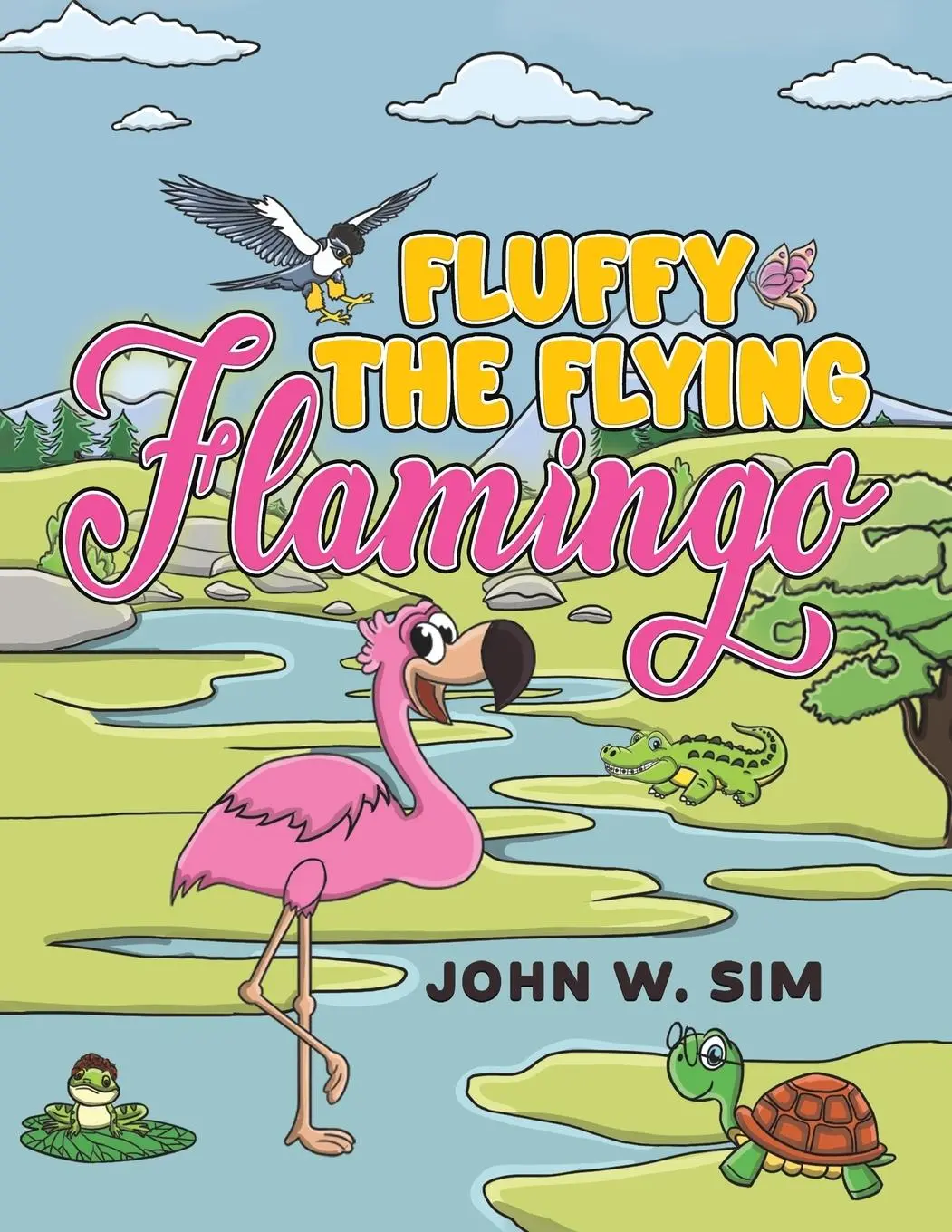 John W. Sim | Fluffy The Flying Flamingo | Taschenbuch | Englisch (2025)-image