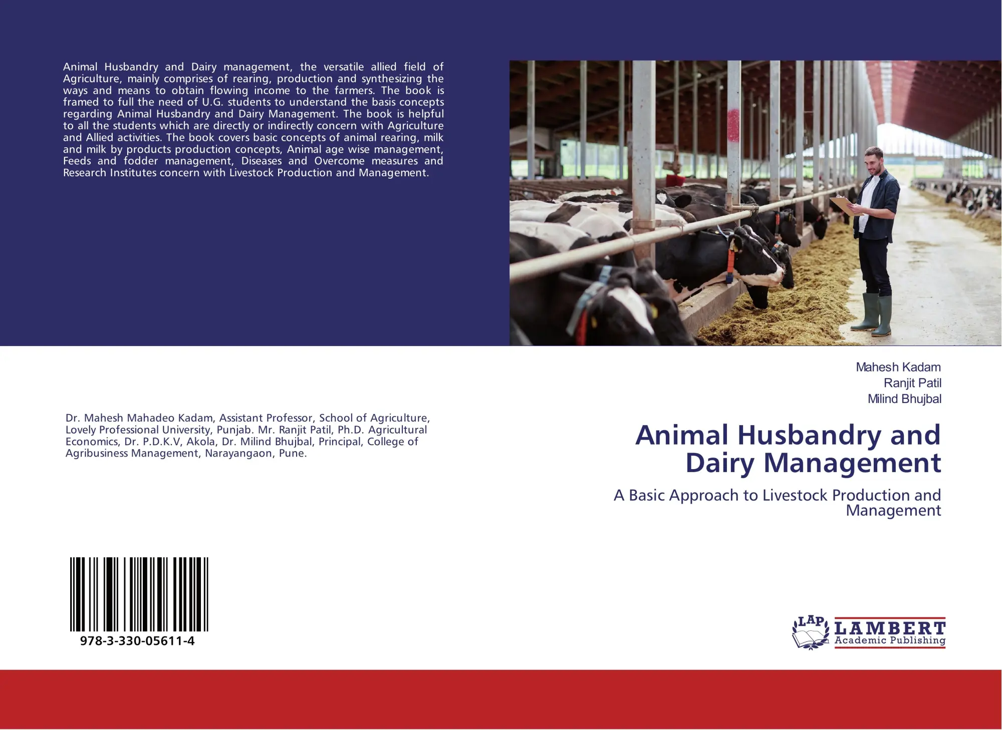 Mahesh Kadam (U. A.) | Animal Husbandry And Dairy Management | Taschenbuch-image
