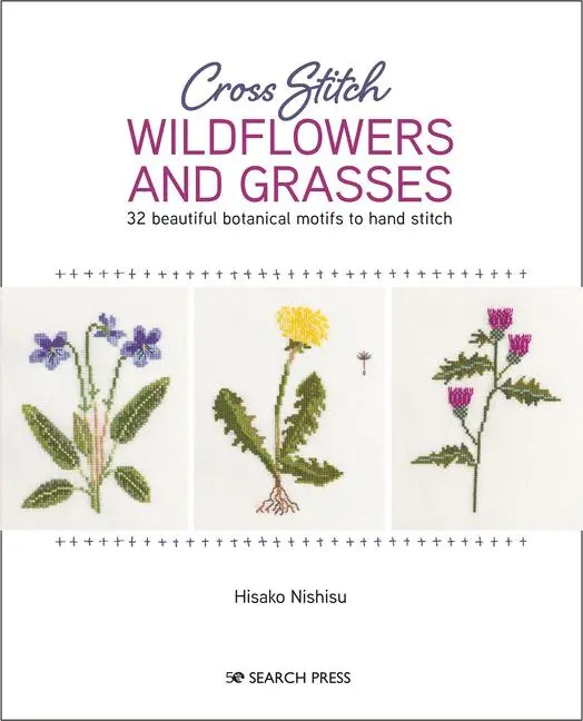 Hisako Nishisu | Cross Stitch Wildflowers And Grasses | Taschenbuch | Englisch-image