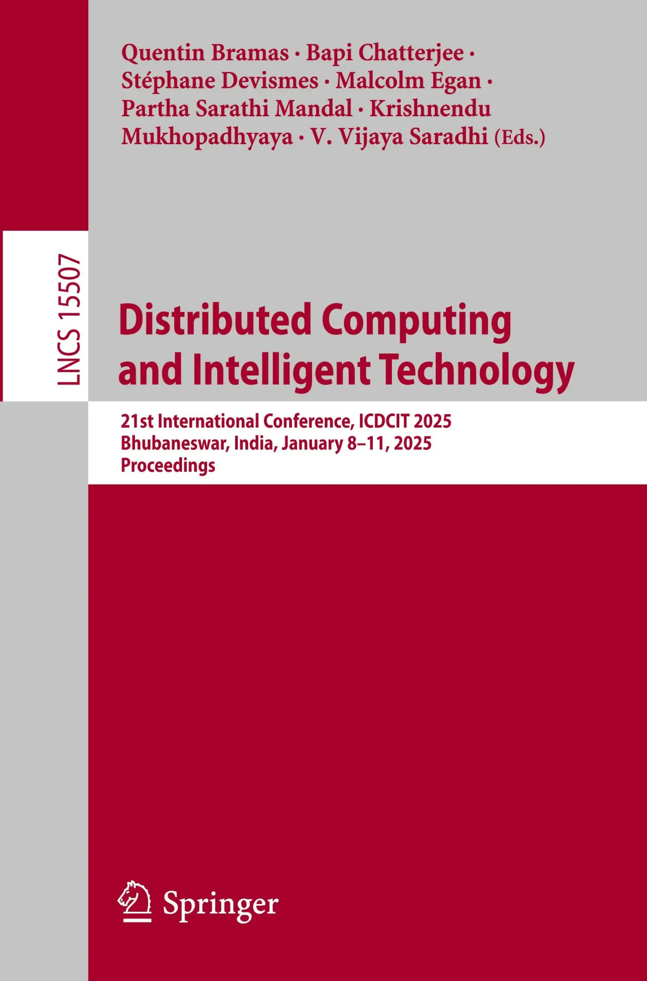 Quentin Bramas (U. A.) | Distributed Computing And Intelligent Technology | Buch-image
