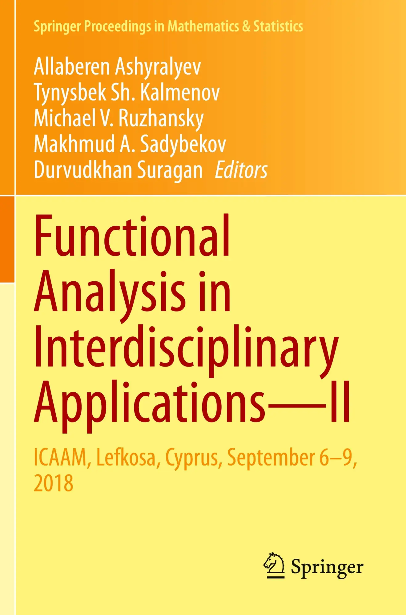 Allaberen Ashyralyev (U. A.) | Functional Analysis In Interdisciplinary...-image