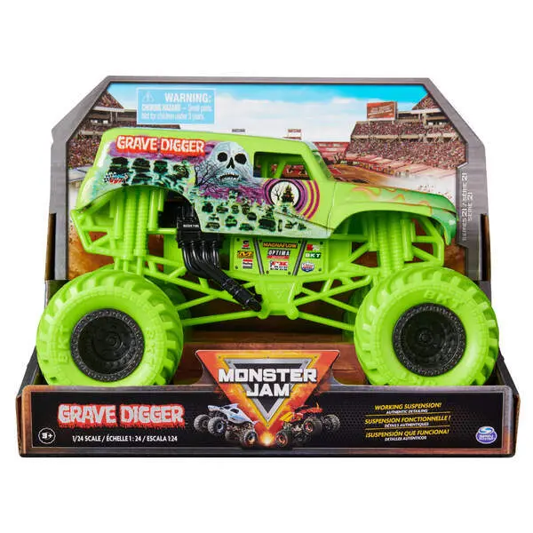 MNJ Monster Jam Die Cast 1:24 Grave Digg | Deutsch (2024) | Karton | 50924-image