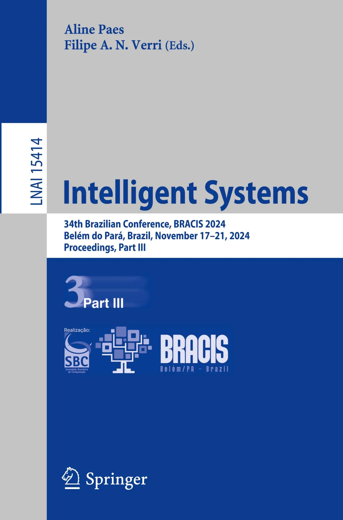 Aline Paes (U. A.) | Intelligent Systems | Taschenbuch | Englisch (2025) | Xviii-image