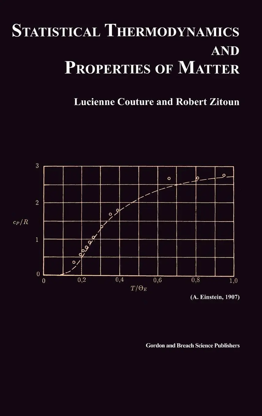 L. Couture (U. A.) | Statistical Thermodynamics And Properties Of Matter | Buch-image