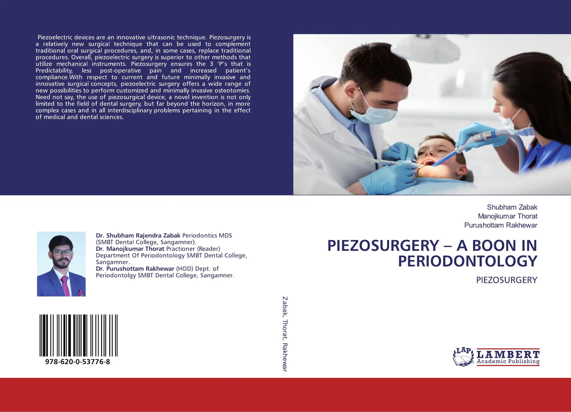 Shubham Zabak (U. A.) | Piezosurgery - A Boon IN Periodontology | Taschenbuch-image