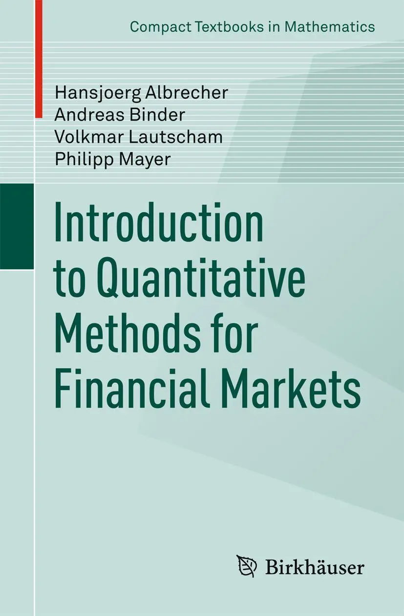 Hansjoerg Albrecher (U. A.) | Introduction To Quantitative Methods For...-image