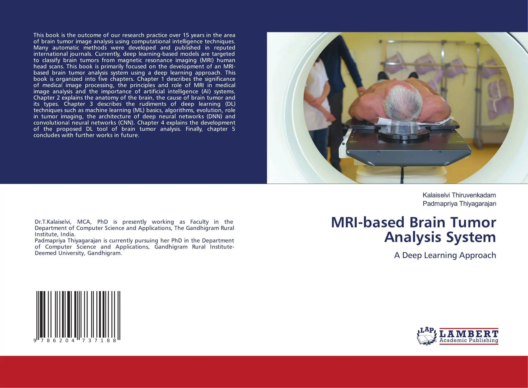 Kalaiselvi Thiruvenkadam (U. A.) | Mri-Based Brain Tumor Analysis System | Buch-image